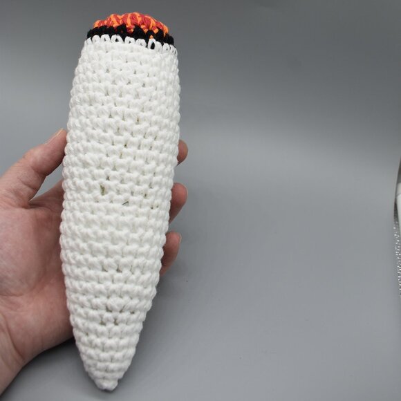 Crochet Catnip Doobie Handcrafted Cat Toy - Picture 5 of 7